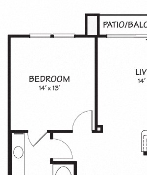 One B Floor Plan| 826 sq.ft. | The Reserve on Cave Creek One B Floor Plan| 826 sq.ft. | The Reserve on Cave Creek